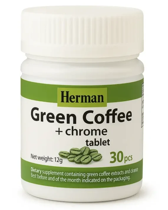 HERMAN Green Coffee Plus Chrome
